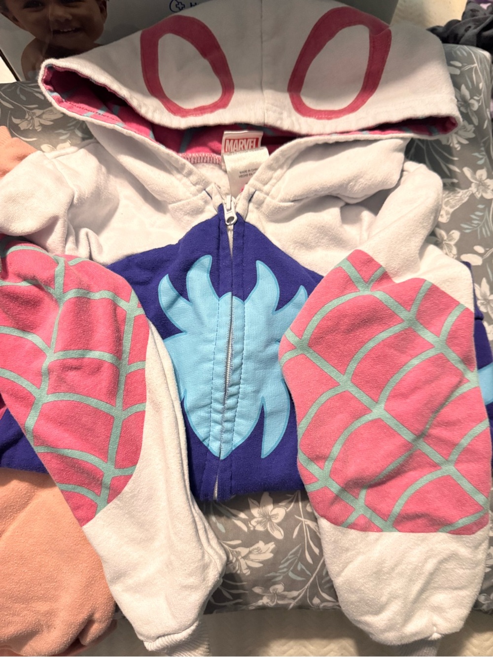 Marvel Ghost spider hoodie and tshirt